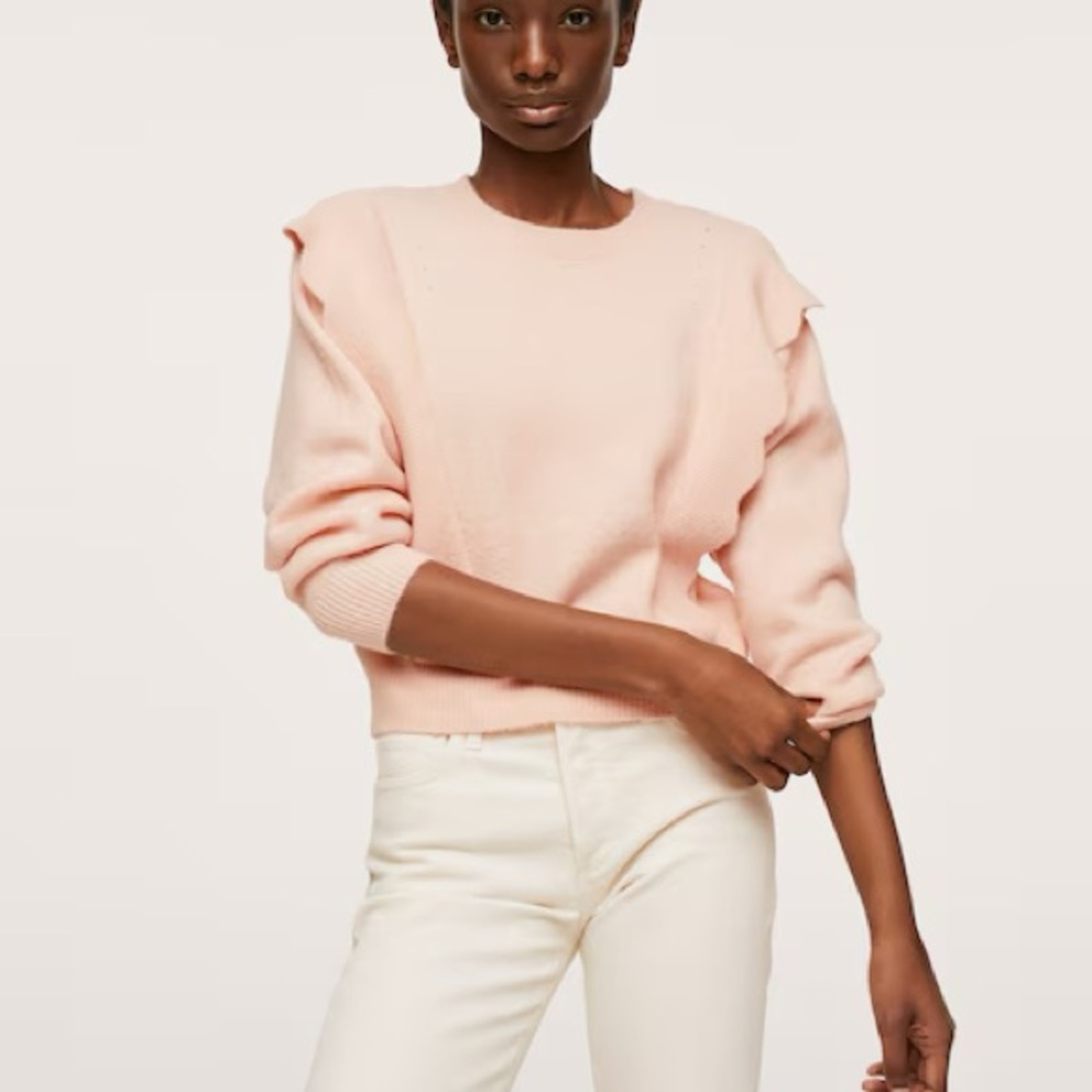 Elegant Pink Women's Sweater